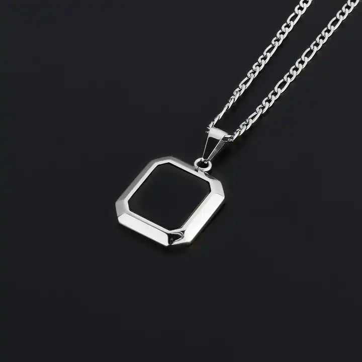 Square Pendant (Silver)